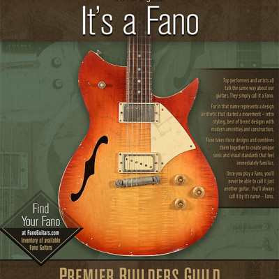 Fano Guitars Ad Series